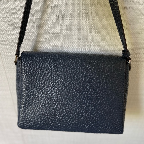 Kate Spade Crossbody Bag Blue Leather - Picture 2 of 6